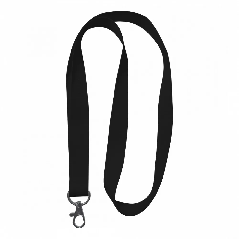 Lanyard Monocolor Ripsat - Negru