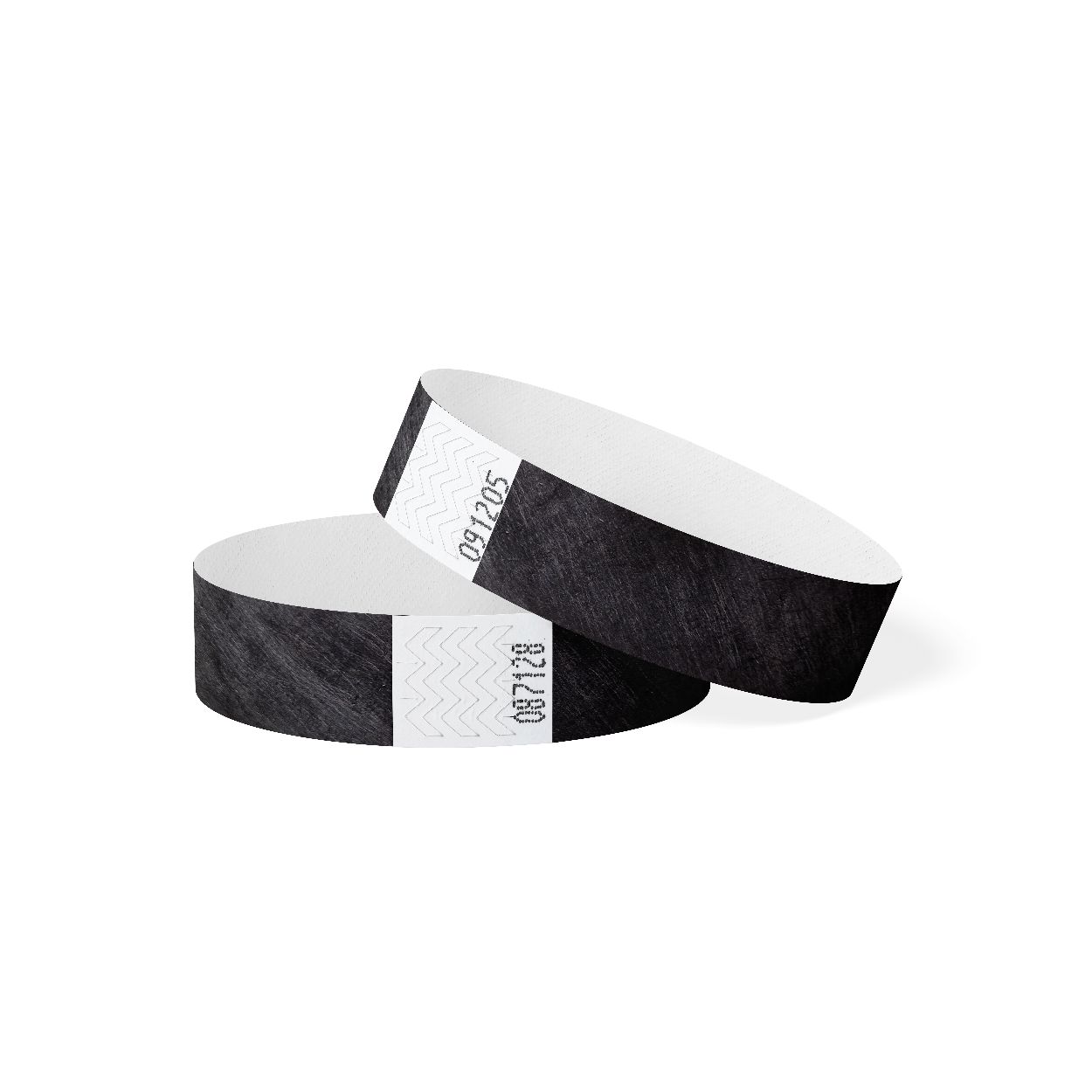 Bratari de identificare Tyvek Negru