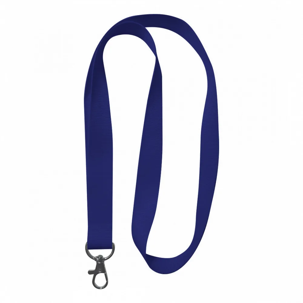 Lanyard Monocolor Ripsat - Albastru inchis