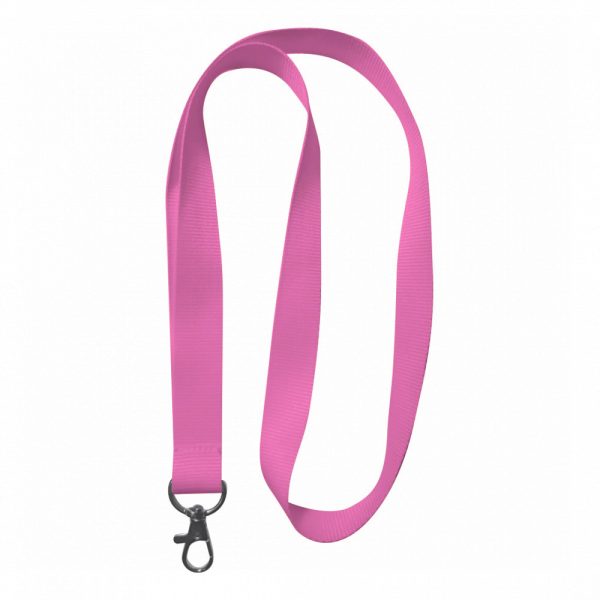 Lanyard Monocolor Ripsat - Roz deschis