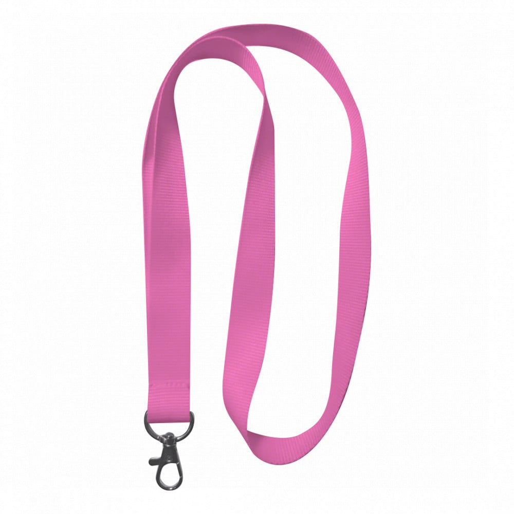 Lanyard Monocolor Ripsat - Roz deschis