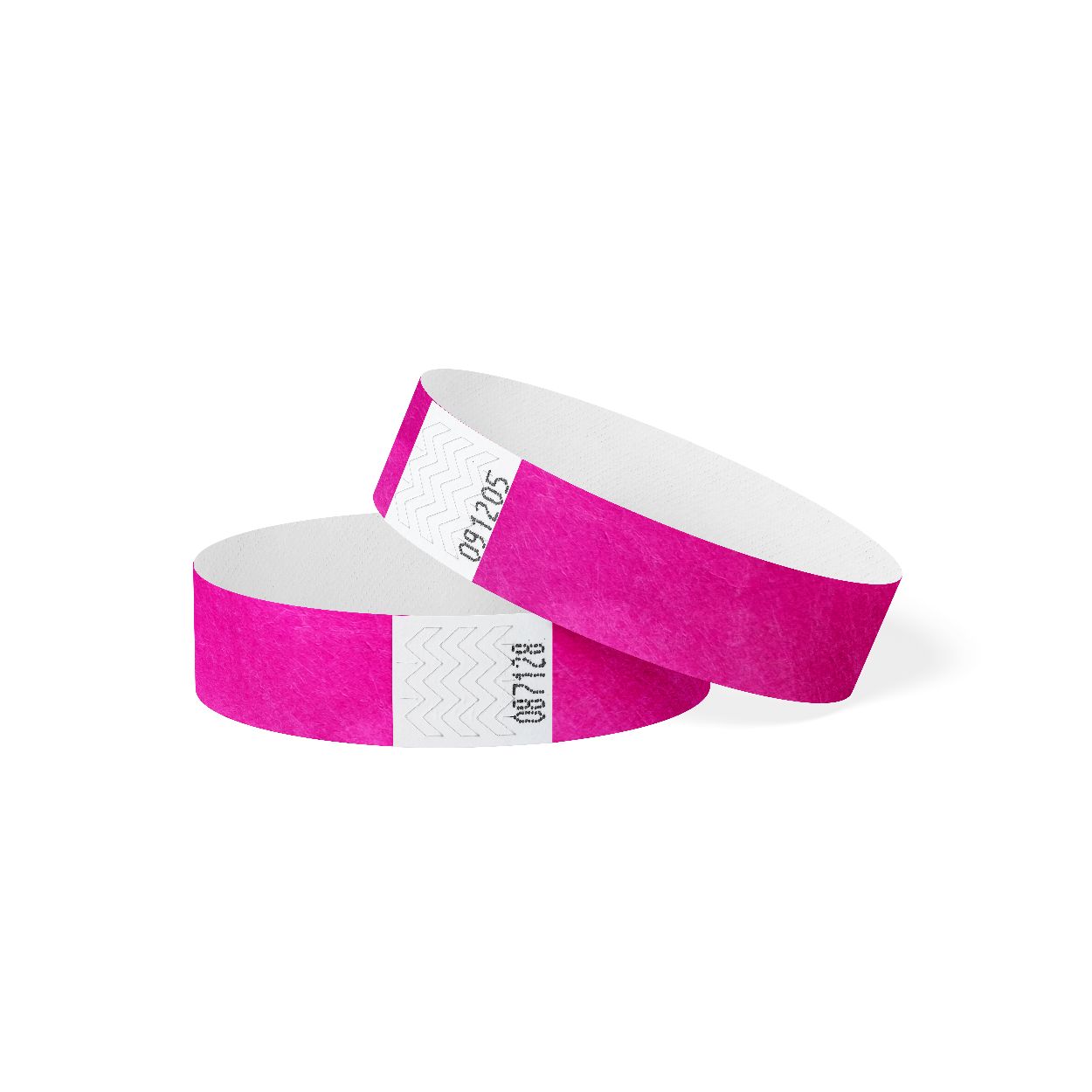 Bratari de identificare Tyvek Roz fluorescent