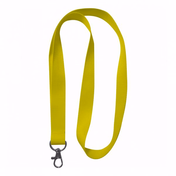 Lanyard Monocolor Ripsat - Galben