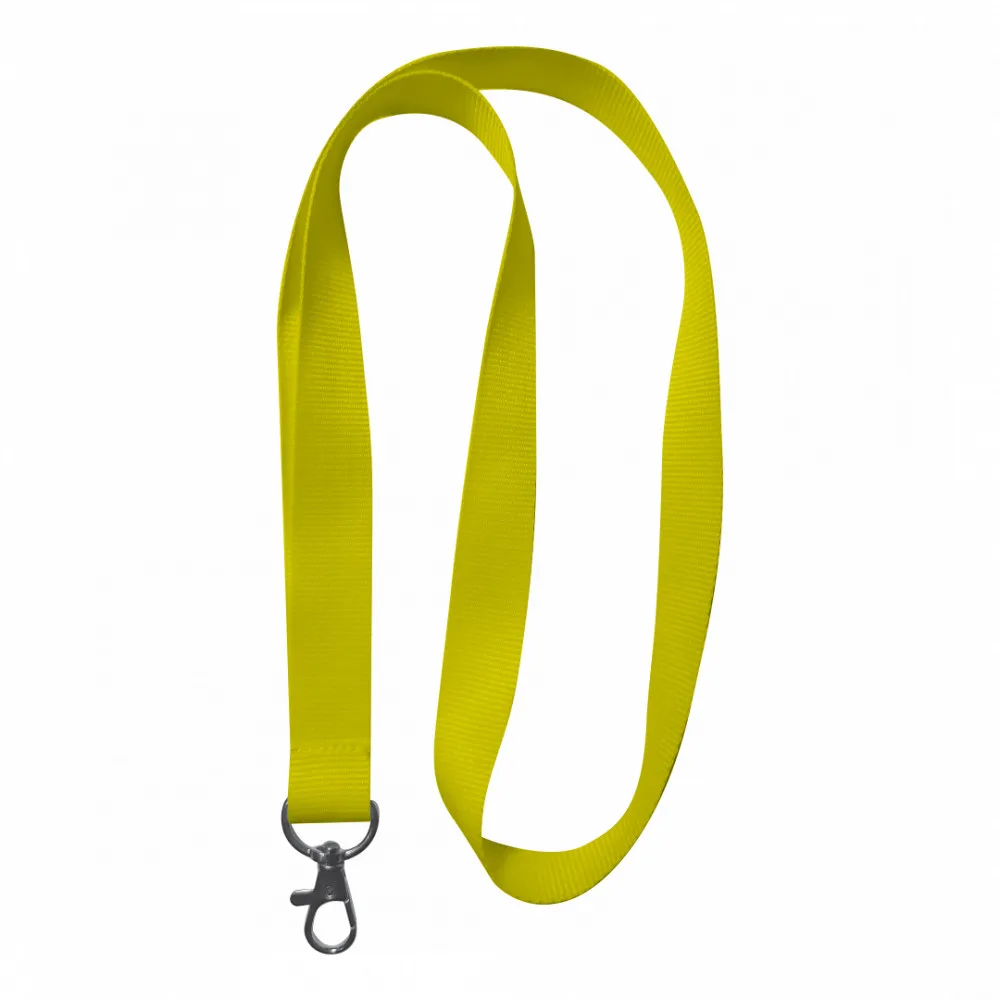 Lanyard Monocolor Ripsat - Galben