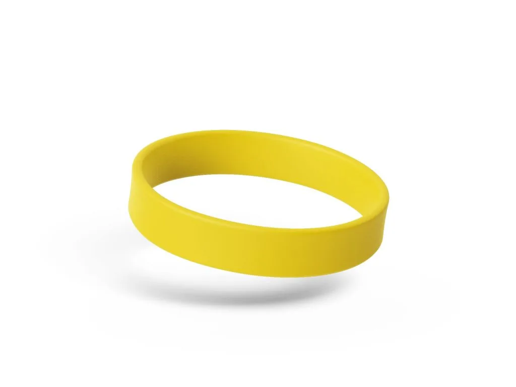 Bratara din silicon - Galben