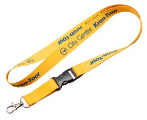 Lanyard ripsat personalizat cu trident