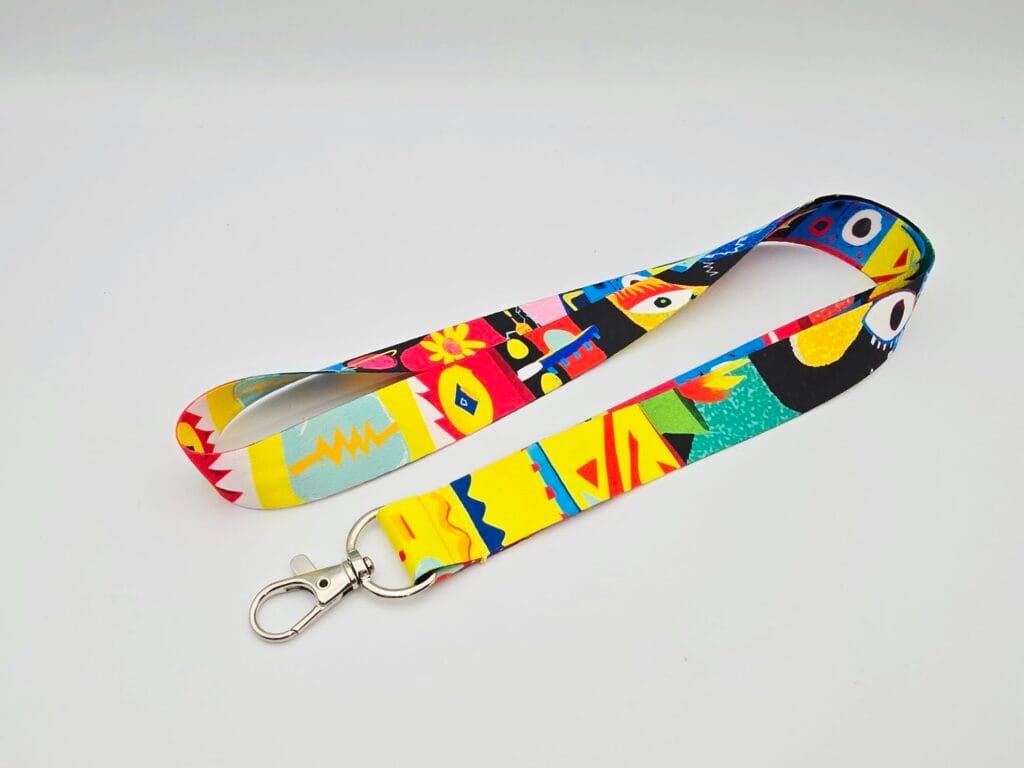 Lanyard personalizat cu carabiniera 20mm