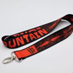 Lanyard personalizat cu carabiniera ovala 30mm